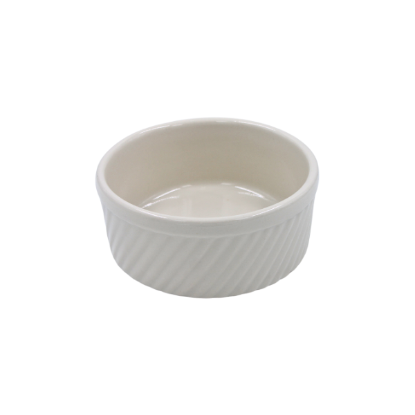 Tazón Soufflé 20 onzas Blanco 15 cm