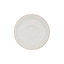 Plato jumbo 6 1/2&quot; Café chocolate/Blanco 17.5 cm