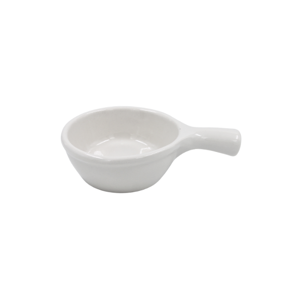 Tazón de Sopa con Asa 9 onzas Blanco 18 cm