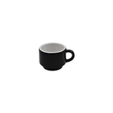 Taza de Expreso Apilable 3 onzas Negro/Blanco 8.5 cm