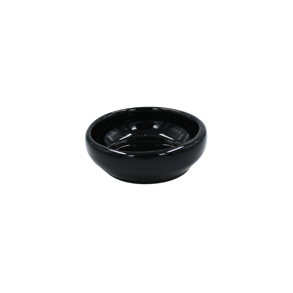 Plato para salsa Dish 10.5 cm Negro 4 onzas