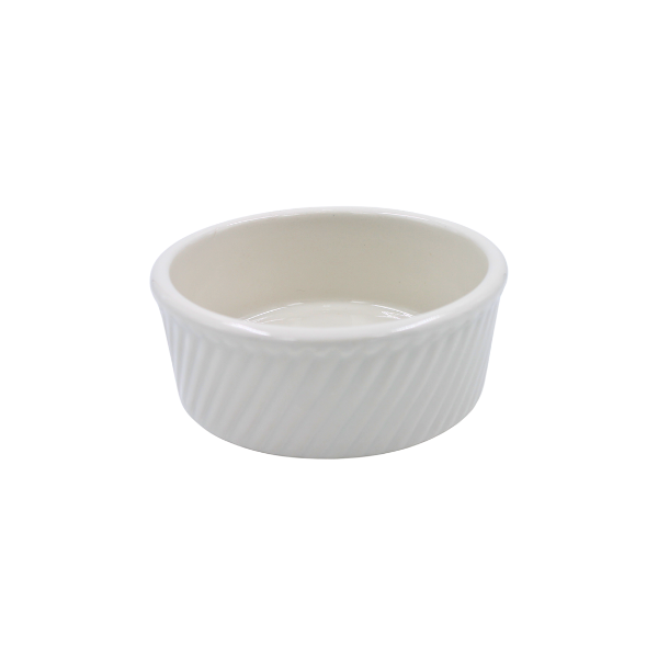 Tazón Soufflé 28 onzas Blanco 16.5 cm