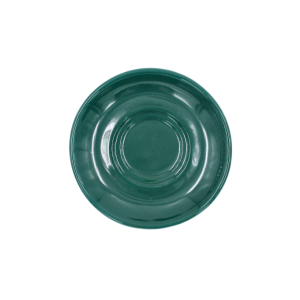 Plato para taza capuchino apilable Verde Esmeralda 15 cm