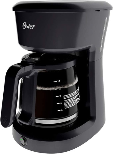 Cafetera Oster 12 tazas Negra