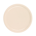 Plato trinche 10 pulgadas melamina beige Tavola