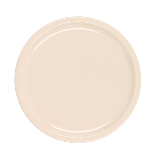 Plato trinche 10 pulgadas melamina beige Tavola