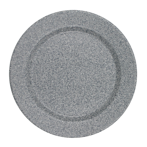 Plato trinche 10.5 pulgadas melamina Gray Granite Horeca Tavola