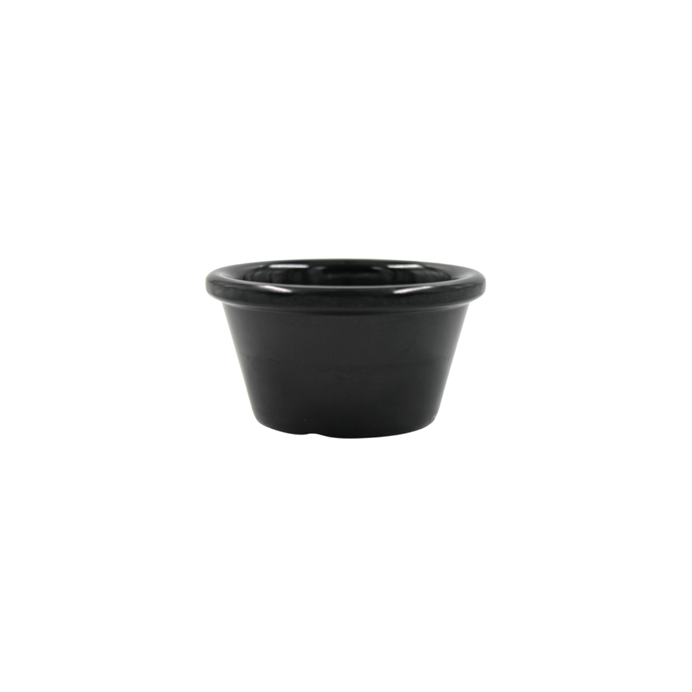 Ramekin negro 4 onzas melamina premium