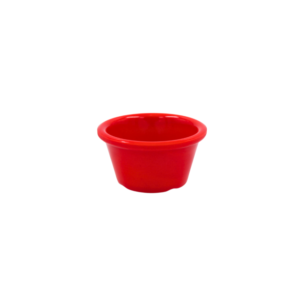 Ramekin de melamina rojo 4 oz Diamante