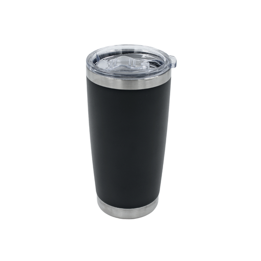 Vaso térmico 20 onzas 590 ml acero inoxidable negro Travessa