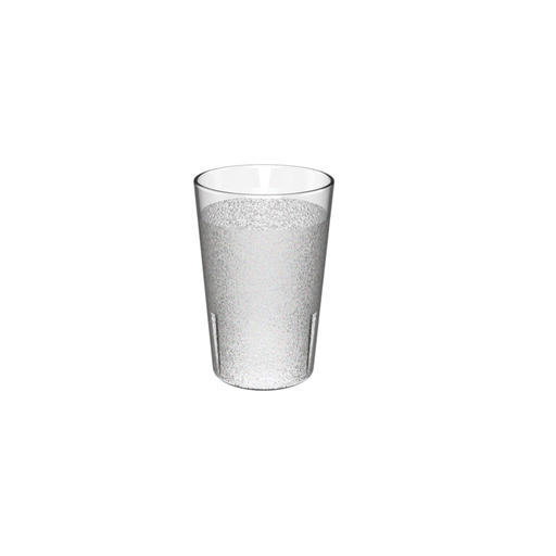 Vaso refresquero 8 onzas 240 ml de Policarbonato natural texturizado @