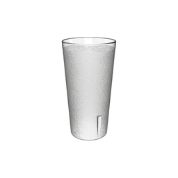 [1613006] Vaso refresquero 20 onzas 600 ml de Policarbonato natural texturizado @