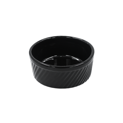 Tazón Soufflé 20 onzas Negro 15 cm