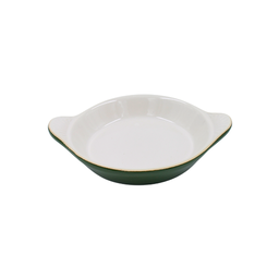 [16160249] Plato HF 12 onzas 20 cm Verde Hotel/Blanco