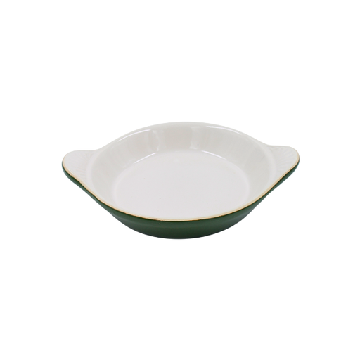 Plato HF 12 onzas 20 cm Verde Hotel/Blanco