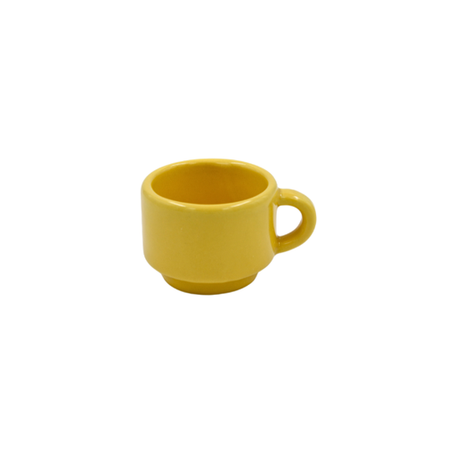 Taza de Expreso Apilable 3 onzas Amarillo 9 cm