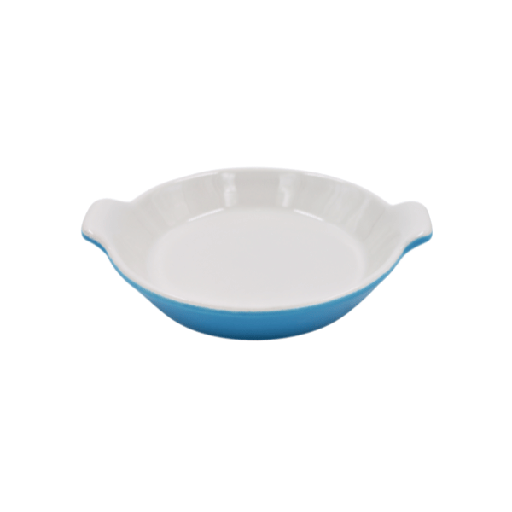 Plato para pasta hondo 16 onzas Azul Océano/Blanco 22 cm