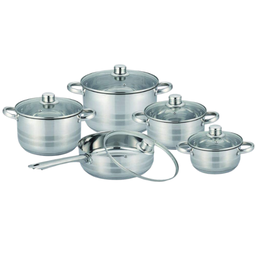 [1464105] Batería de cocina 10 piezas Yajad Hogar Acero Inoxidable