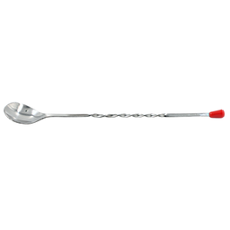 [1359633] Cuchara para bar con tapón rojo 30 cm(12)