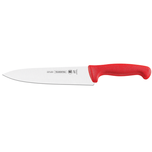 Cuchillo profesional para Chef 12 pulgadas rojo Tramontina