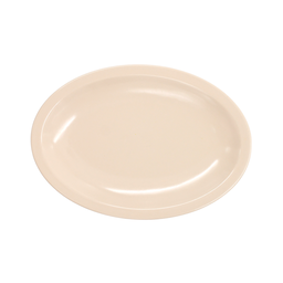 [1162503] Plato ovalado 9 pulgadas 23 cm melamina beige