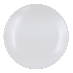 [191035] Plato trinche 27 cm sin relieve blanco mate Chena Anfora (Especial)