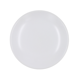 [191014] Plato trinche 23 cm sin relieve blanco mate Chena Anfora (Especial)