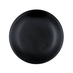 [1911301] Plato trinche 23 cm sin relieve negro mate Chena Anfora (Especial)