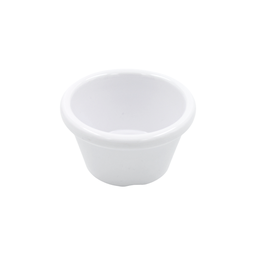 [1162539] Ramekin 4 onzas 114 ml melamina blanca brillante