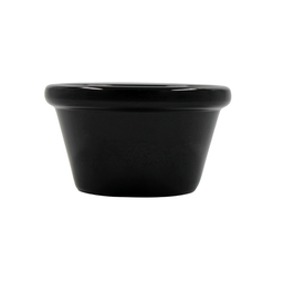 [1162541] Ramekin 4 onzas 8 x 5 cm melamina negra brillante